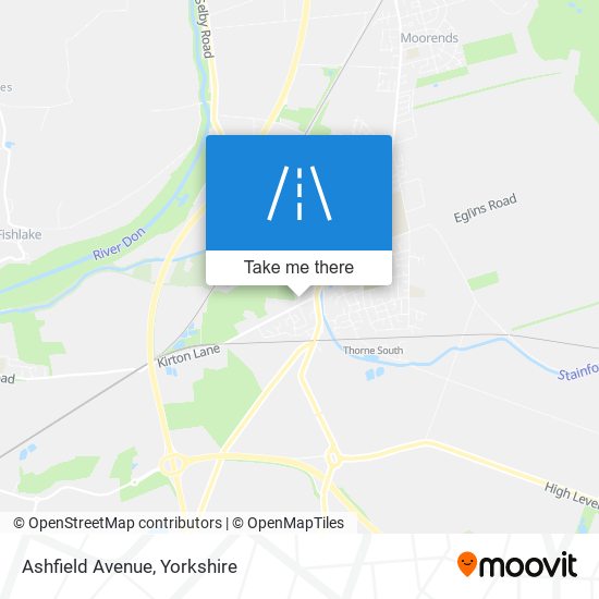 Ashfield Avenue map