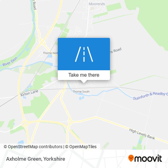 Axholme Green map