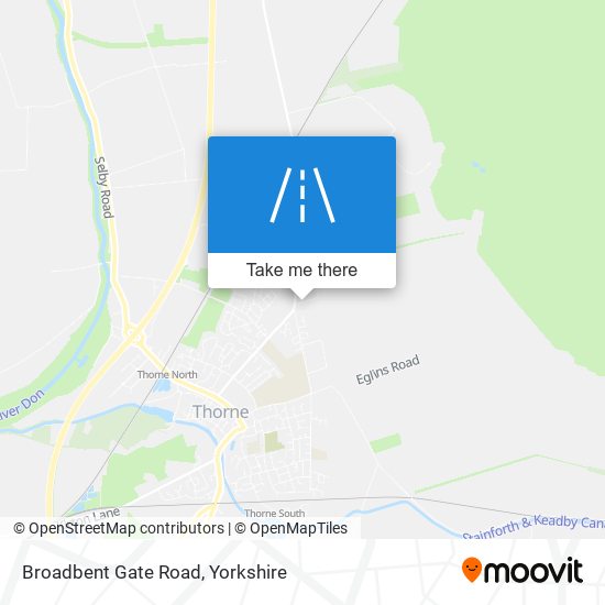 Broadbent Gate Road map