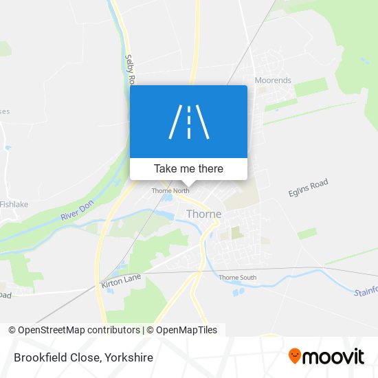 Brookfield Close map