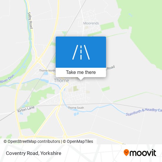 Coventry Road map