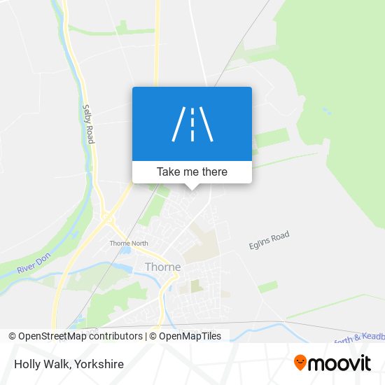 Holly Walk map