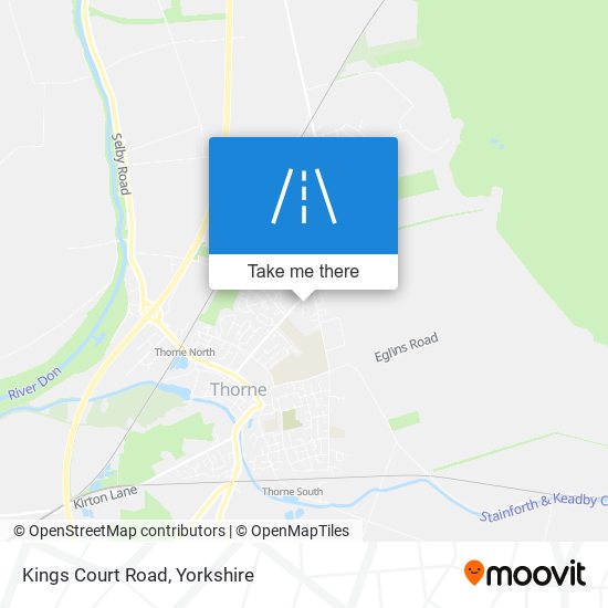 Kings Court Road map
