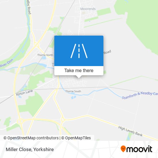 Miller Close map