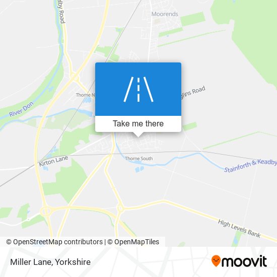 Miller Lane map