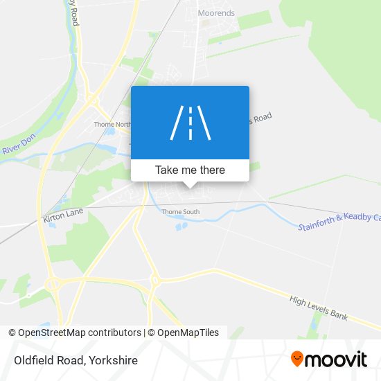 Oldfield Road map