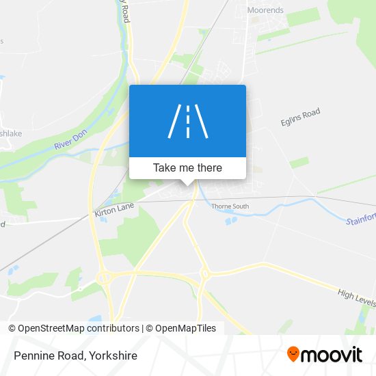 Pennine Road map