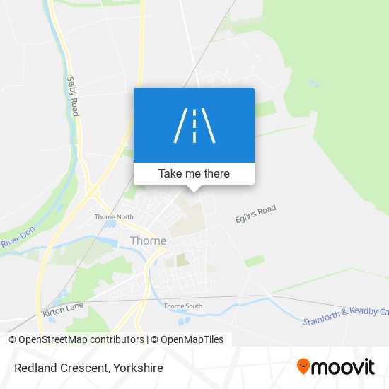 Redland Crescent map