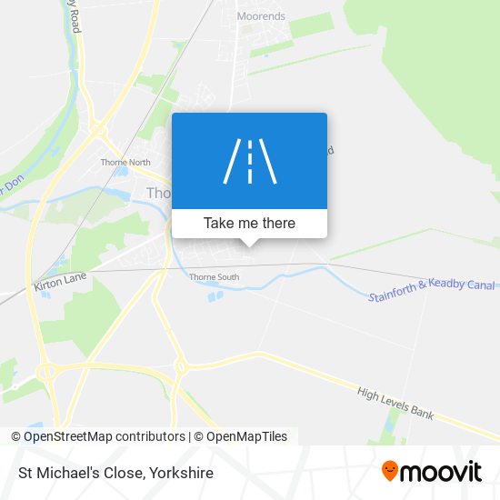 St Michael's Close map