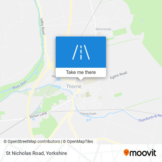 St Nicholas Road map