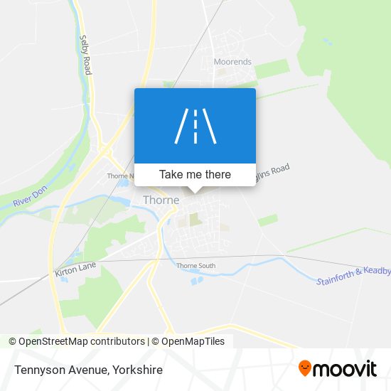 Tennyson Avenue map