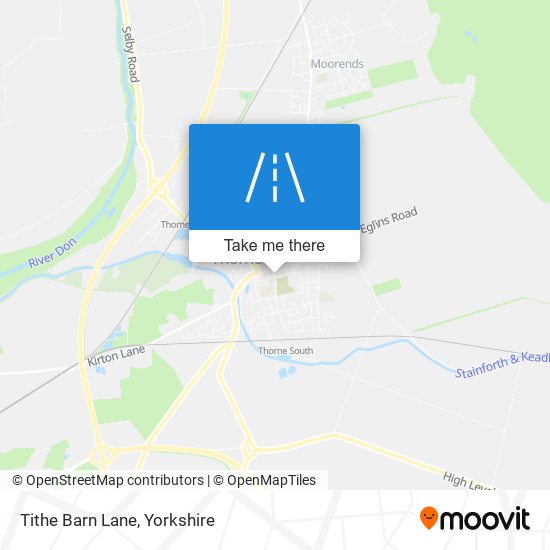 Tithe Barn Lane map