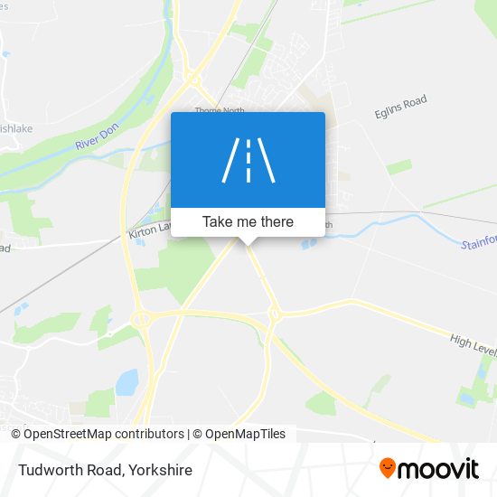 Tudworth Road map