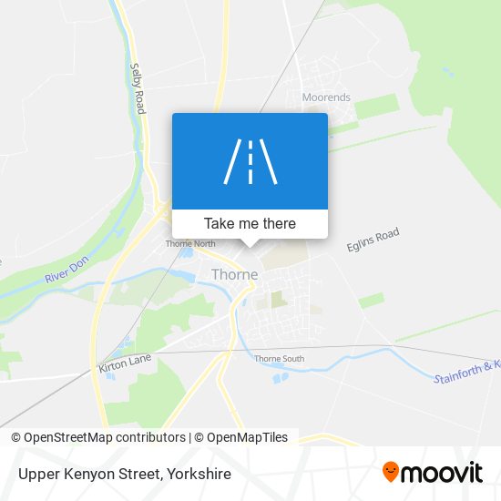 Upper Kenyon Street map