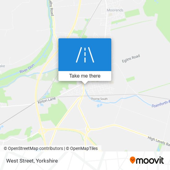 West Street map