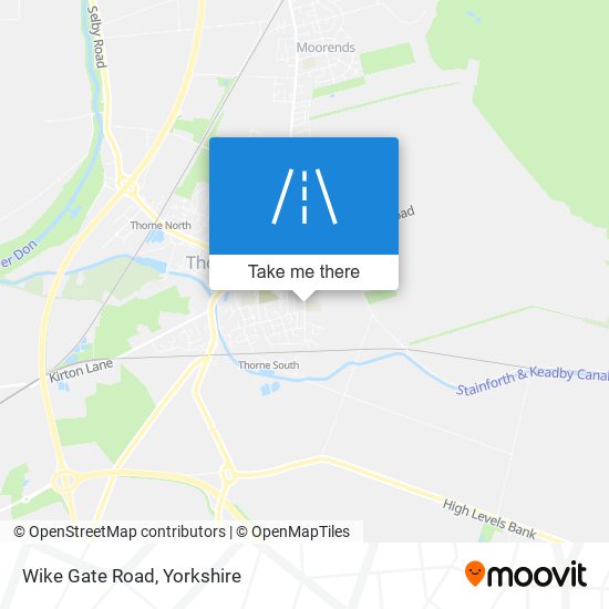 Wike Gate Road map