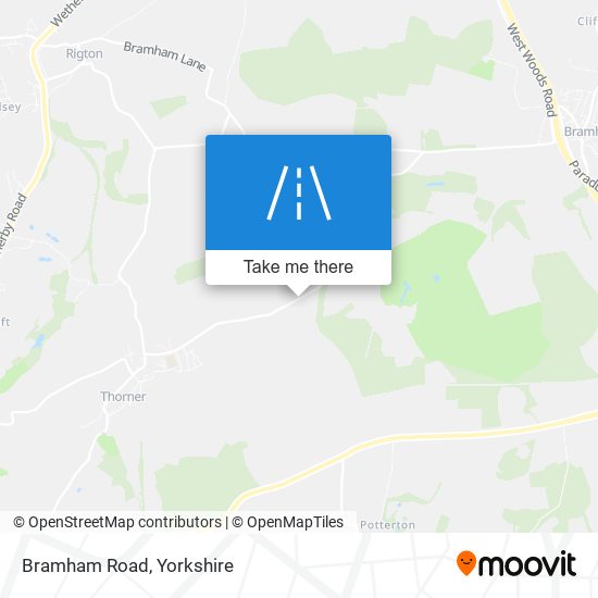 Bramham Road map