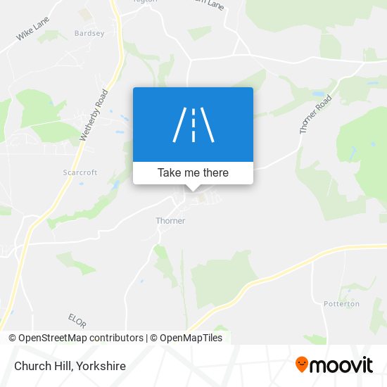 Church Hill map