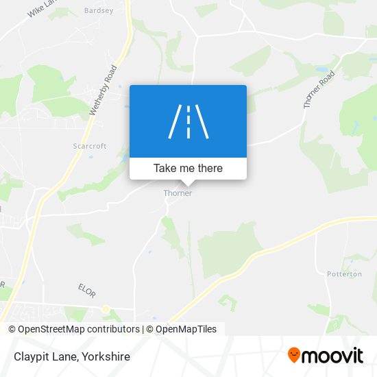 Claypit Lane map