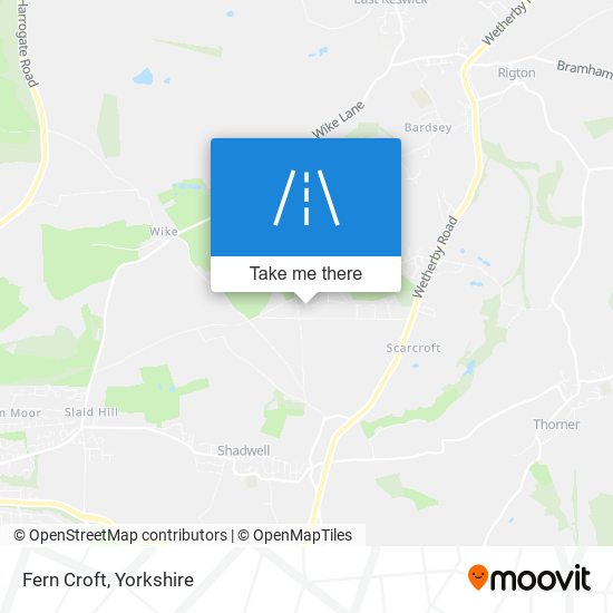Fern Croft map
