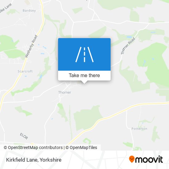 Kirkfield Lane map