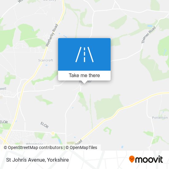 St John's Avenue map