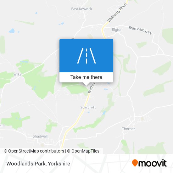 Woodlands Park map