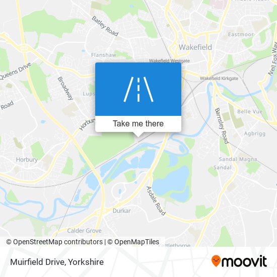 Muirfield Drive map