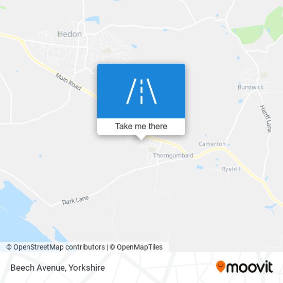 Beech Avenue map