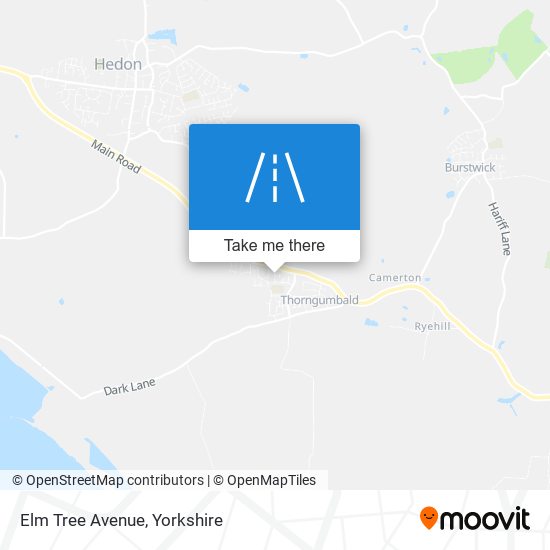Elm Tree Avenue map