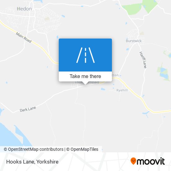 Hooks Lane map