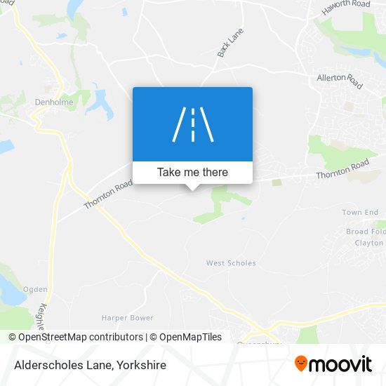 Alderscholes Lane map