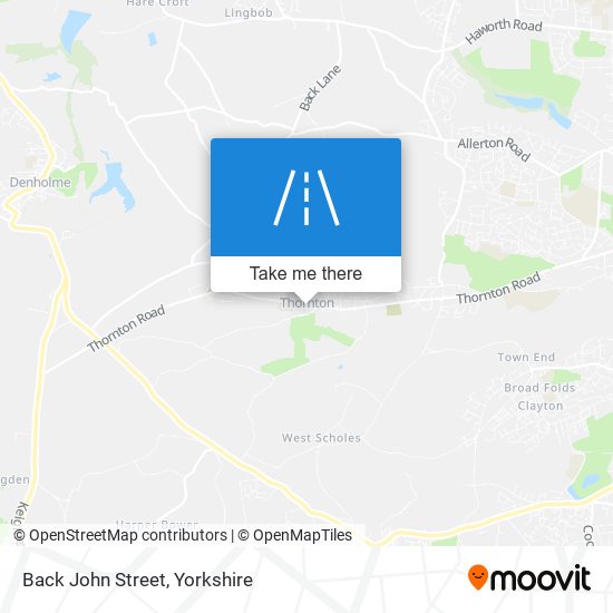 Back John Street map