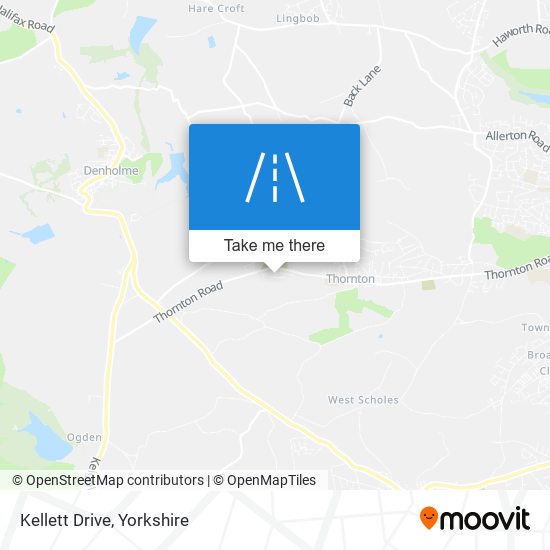 Kellett Drive map