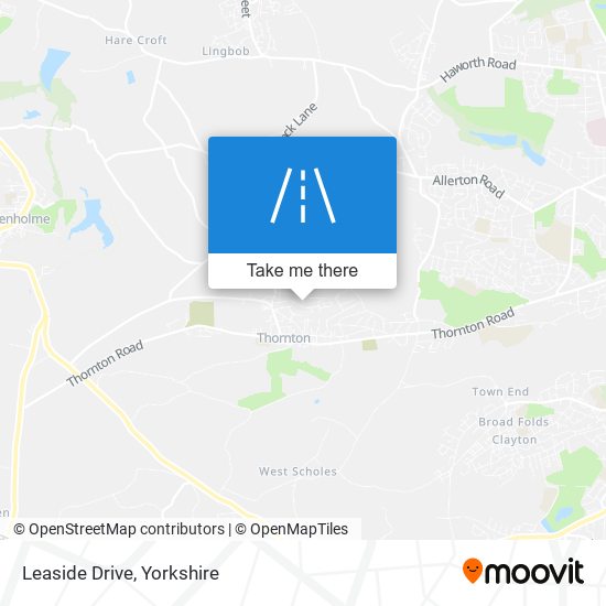 Leaside Drive map