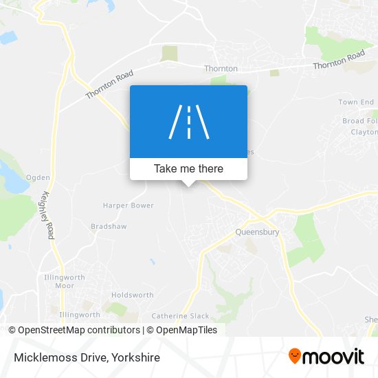 Micklemoss Drive map