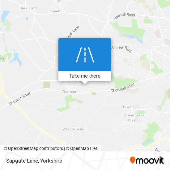 Sapgate Lane map