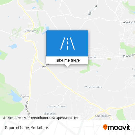 Squirrel Lane map
