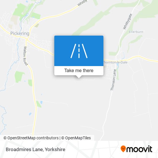 Broadmires Lane map