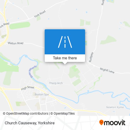 Church Causeway map