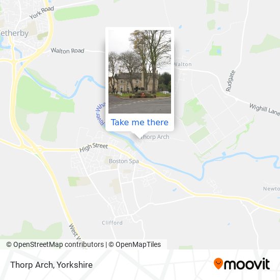 How to get to Thorp Arch by Bus