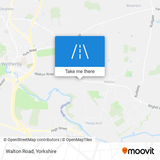Walton Road map