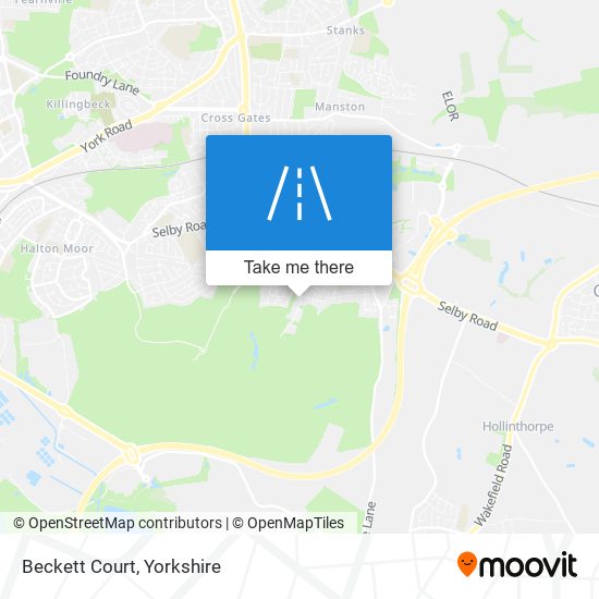 Beckett Court map