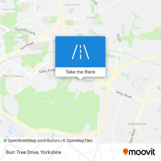 Burr Tree Drive map