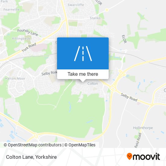 Colton Lane map