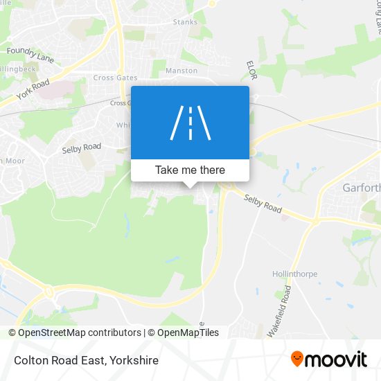 Colton Road East map