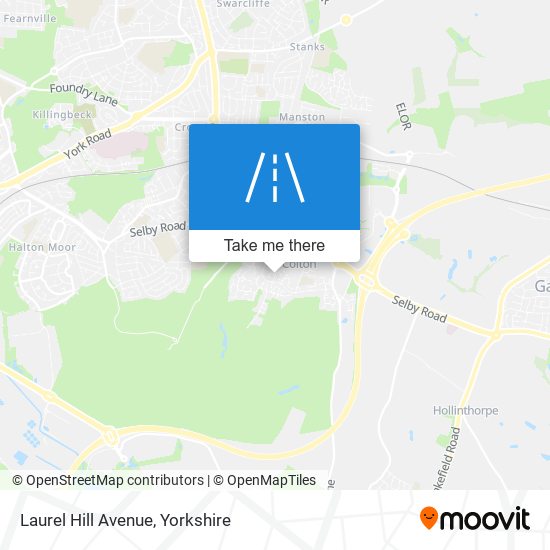 Laurel Hill Avenue map