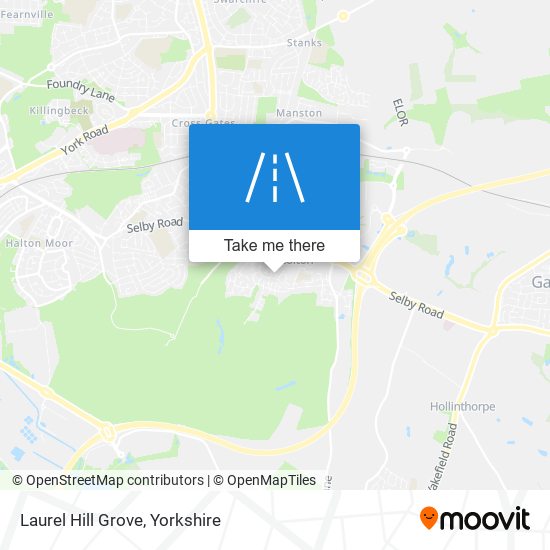 Laurel Hill Grove map