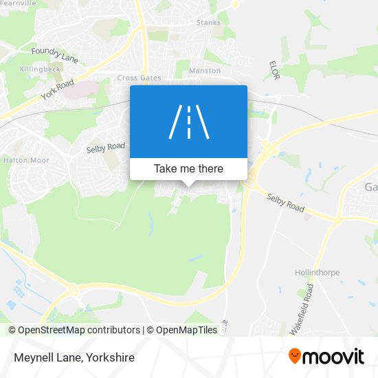Meynell Lane map