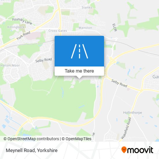 Meynell Road map